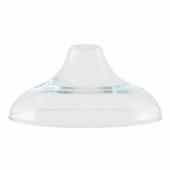 Clear Railway Glass Lamp Shade 14.6"