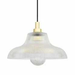 Aquarius Prismatic Glass Pendant Light 11.8" IP65