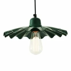Ardle Ripple Shade Factory Pendant Light 11.8" -Home-Lighting Sale ardle modern factory pendant light 9343