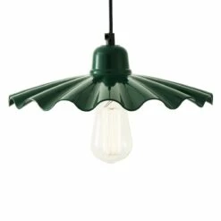 Ardle Ripple Shade Factory Pendant Light 11.8" -Home-Lighting Sale ardle modern factory pendant light 9345