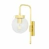 Auburn Modern Clear / Opal Glass Globe Wall Light 5.9" 2 Auburn Modern Clear / Opal Glass Globe Wall Light 5.9" -Home-Lighting Sale auburn wall light 13064