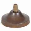 Brass Ceiling Rose Light Fitting, Concave With Cord Grip -Home-Lighting Sale brass ceiling rose light fitting concave with cord grip 1605
