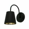 Carrick Contemporary Wall Light With Small Fabric Shade