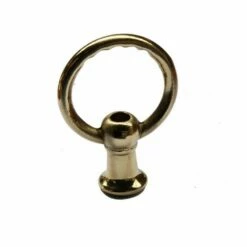 Cast Brass Closed Ceiling Rose Hook M10