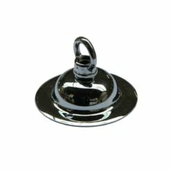Chrome Plated Ceiling Rose With Closed Hook