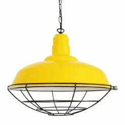 Cobal Large Industrial Cage Pendant Light 20.9" -Home-Lighting Sale cobal cage lamp pendant light 8978