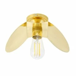 Dodoma Vintage Flush Ceiling Light