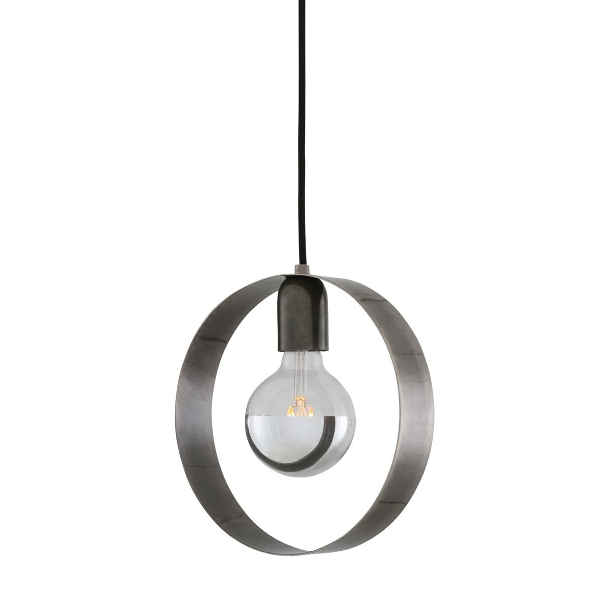 Fossa Modern Circular Brass Pendant Light 9.5" 6 Fossa Modern Circular Brass Pendant Light 9.5" - Image 4