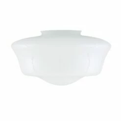 13.8" Schoolhouse Glass Lamp Shade