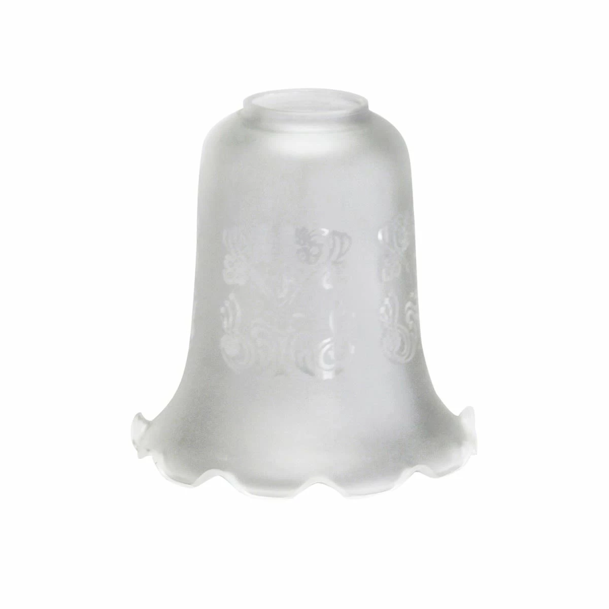 Acid Etched Victorian Bell Shade 3 Acid Etched Victorian Bell Shade