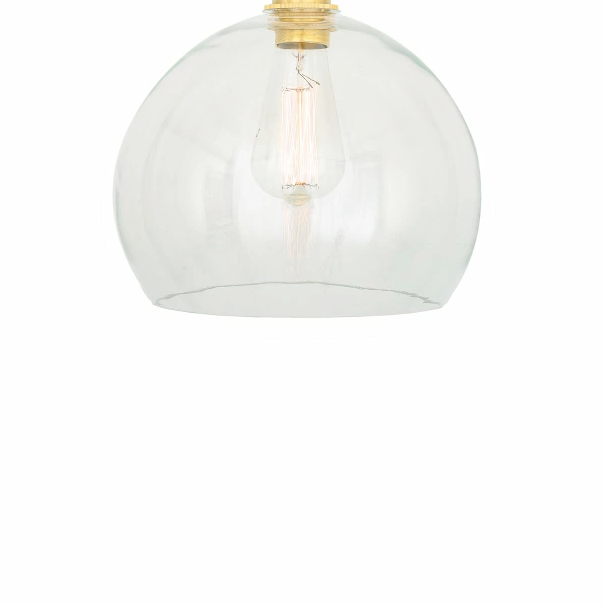 Clear Open Globe Glass Lamp Shade 9.8" 5 Clear Open Globe Glass Lamp Shade 9.8" - Image 3