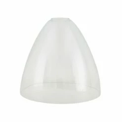 Bell Clear Glass Lamp Shade 9"