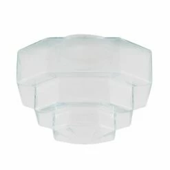 Art Deco Stepped Glass Lamp Shade 5 Art Deco Stepped Glass Lamp Shade -Home-Lighting Sale gl176 1 1