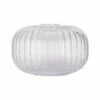 Reeded Pumpkin-Shaped Glass Lamp Shade 7.9" 2 Reeded Pumpkin-Shaped Glass Lamp Shade 7.9" -Home-Lighting Sale gl194