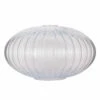 Reeded Oval Glass Lamp Shade 11.8" -Home-Lighting Sale gl195