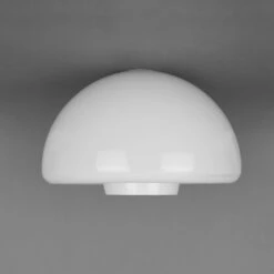 Matte Opal Mushroom Glass Lamp Shade 10.2" -Home-Lighting Sale gl203 2