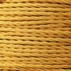 Gold Fabric Braided Cable, 2 Core Twisted 2 Gold Fabric Braided Cable, 2 Core Twisted -Home-Lighting Sale gold fabric braided cable 2 core twisted 1305