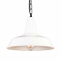 Hex Industrial Factory Pendant Light 11.8"