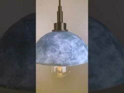 Kingii Ceramic Dome Bathroom Pendant Light 7.9", Blue Earth IP44 -Home-Lighting Sale hqdefault 1 30