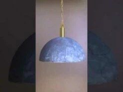 Kauri Organic Ceramic Dome Pendant Light 14.6", Blue Earth -Home-Lighting Sale hqdefault 1 33
