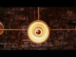 Eclipse Brass And Holophane Glass Dish Chandelier -Home-Lighting Sale hqdefault 1 40