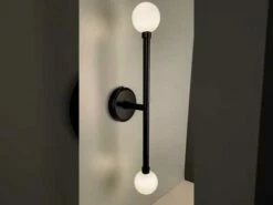 Monto Double Globe Slim Bathroom Wall Light 24" IP44 24 Monto Double Globe Slim Bathroom Wall Light 24" IP44 -Home-Lighting Sale hqdefault 7 45