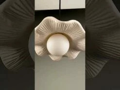 Rivale Pendant Light With Wavy Ceramic Shade, Matte White Striped -Home-Lighting Sale hqdefault 8 24