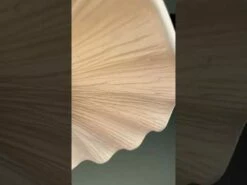 Kapok Organic Ceramic Pendant Light 10.6", Matte White Striped -Home-Lighting Sale hqdefault 8 64