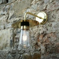 Kai Brass Bathroom Wall Light IP65 -Home-Lighting Sale kai wall light ip65 10549