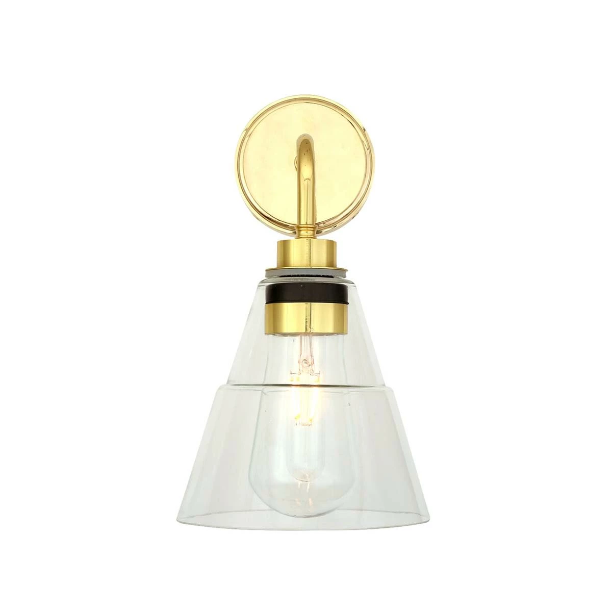 Kairi Modern Glass Bathroom Wall Light IP65 5 Kairi Modern Glass Bathroom Wall Light IP65 - Image 3