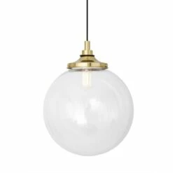 Laguna Clear Globe Pendant Light 13.8" IP44 -Home-Lighting Sale laguna pendant 35cm ip44 10981