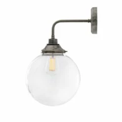 Laguna Clear Globe Wall Light 9.8" IP44 -Home-Lighting Sale laguna wall light 25cm ip44 12140