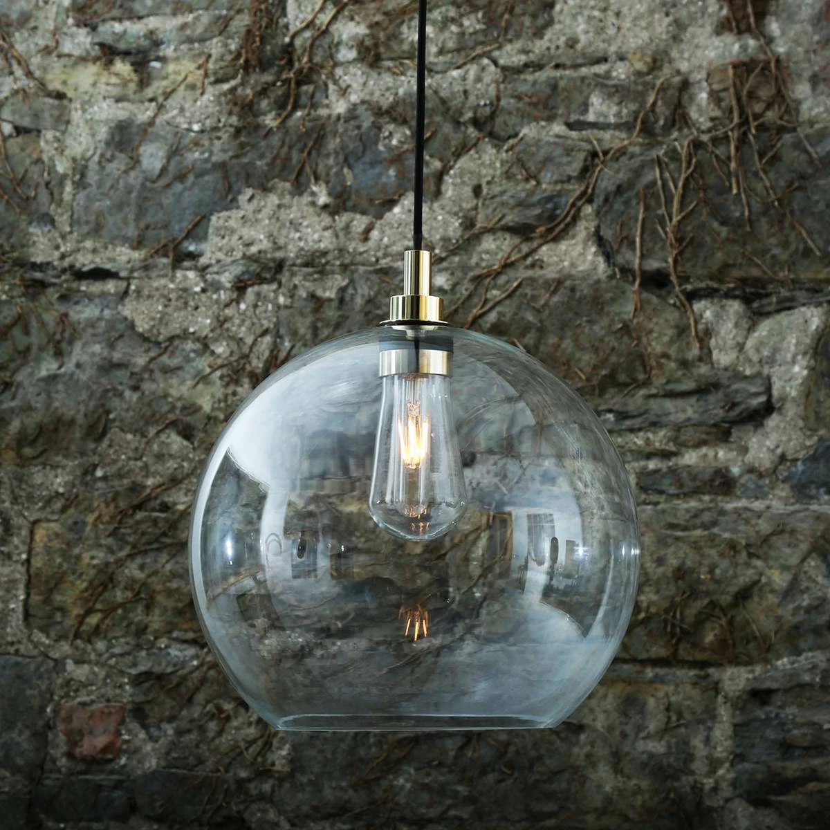 Leith Open Globe Pendant Light 13.8" IP65 7 Leith Open Globe Pendant Light 13.8" IP65 - Image 5