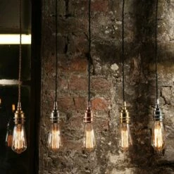 Lome Vintage Bare Bulb Pendant Light -Home-Lighting Sale lome vintage braided pendant light 10514