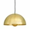 Maua Brass Dome Pendant Light 11.8"