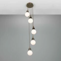 Seoul Bathroom Cluster Pendant IP65, Five Light -Home-Lighting Sale mlbf001antbrsgl187 2 1