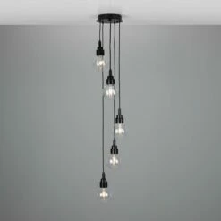 Seoul Bathroom Cluster Pendant IP65, Five Light -Home-Lighting Sale mlbf001pcmbkgl186