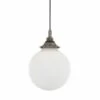 Pelagia Opal Globe Pendant Light 9.8" IP44