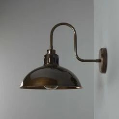 Talise Industrial Swan Neck Wall Light IP65 21 Talise Industrial Swan Neck Wall Light IP65 -Home-Lighting Sale mlbwl051antbrscl ul 2