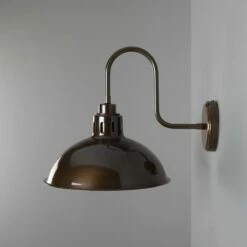 Talise Industrial Swan Neck Wall Light IP65 24 Talise Industrial Swan Neck Wall Light IP65 -Home-Lighting Sale mlbwl051antbrscl ul 5