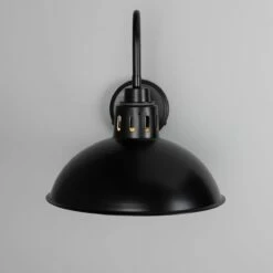 Talise Industrial Swan Neck Wall Light IP65 29 Talise Industrial Swan Neck Wall Light IP65 -Home-Lighting Sale mlbwl051pcmbk ul 1 1