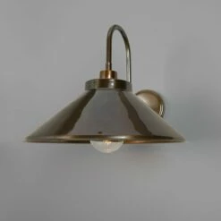 Nerissa Brass Swan Neck Wall Light IP65 -Home-Lighting Sale mlbwl052antbrs ul 4