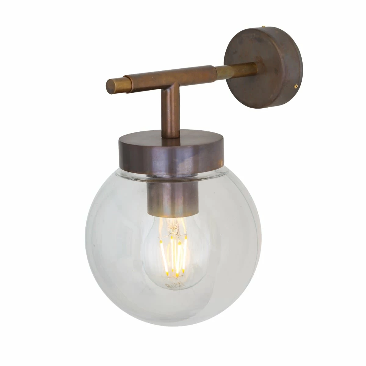 Marin Small Globe Wall Light IP65 3 Marin Small Globe Wall Light IP65