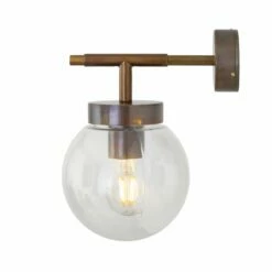 Marin Small Globe Wall Light IP65 9 Marin Small Globe Wall Light IP65 -Home-Lighting Sale mlbwl114antbrscl 2
