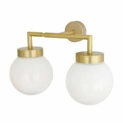 Jordan Double Globe Wall Light IP65 -Home-Lighting Sale mlbwl115satbrsop