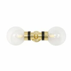 Poole Double Glass Globe Bathroom Wall Light IP65 11 Poole Double Glass Globe Bathroom Wall Light IP65 -Home-Lighting Sale mlbwl143polbrscl