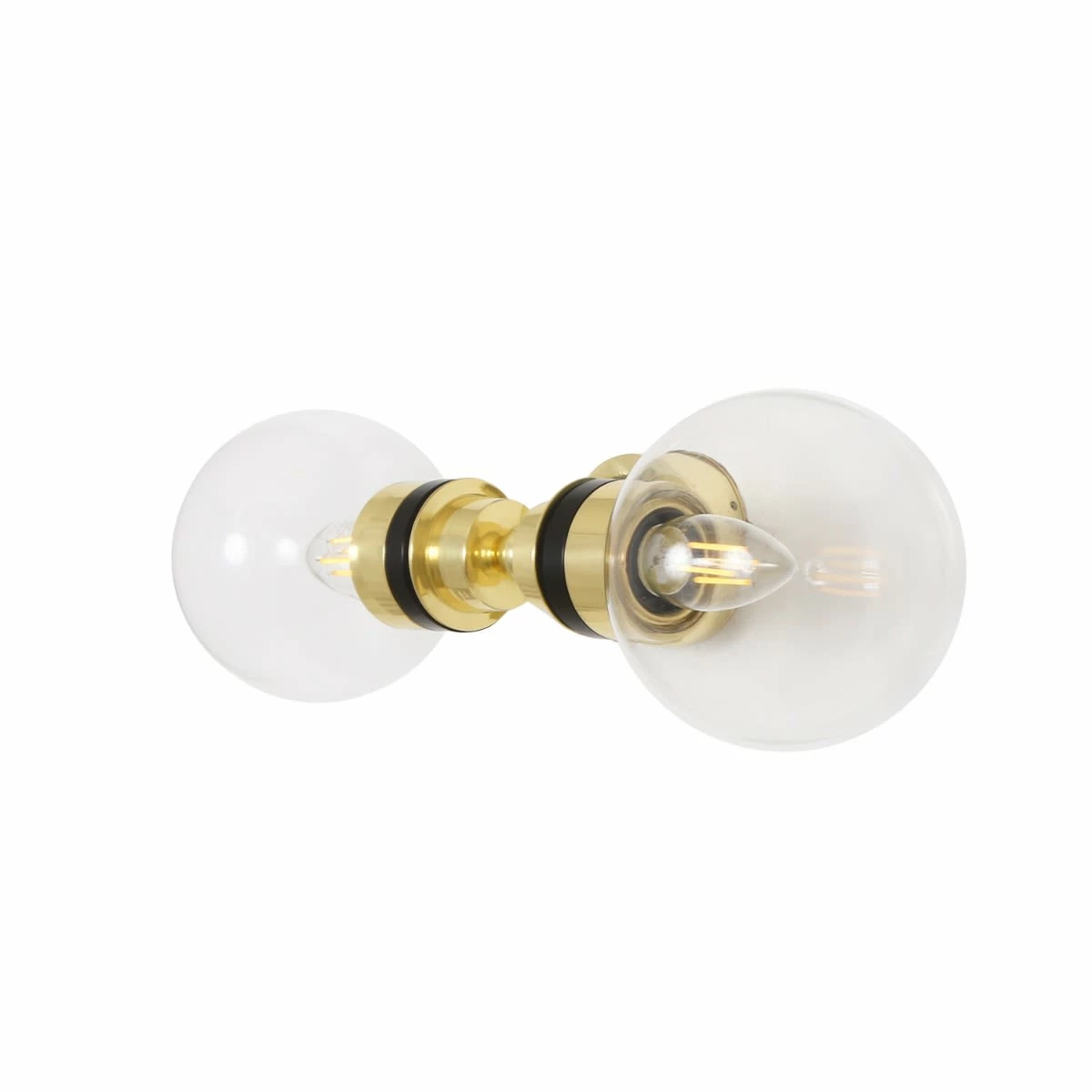 Poole Double Glass Globe Bathroom Wall Light IP65 5 Poole Double Glass Globe Bathroom Wall Light IP65 - Image 3