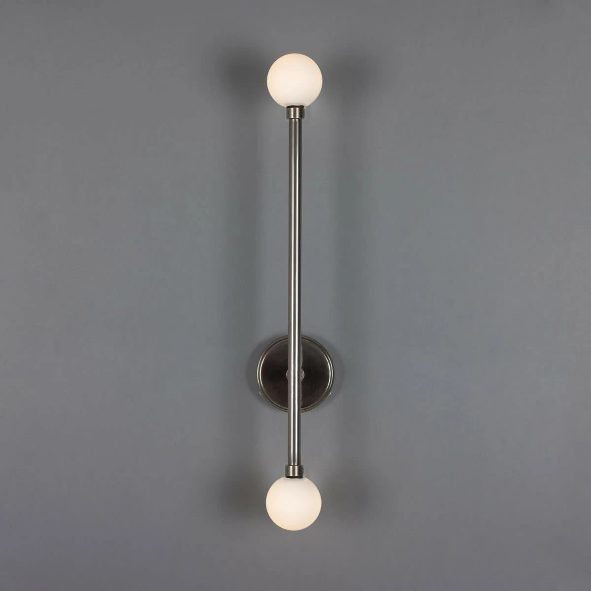 Gunning Double Globe Slim Bathroom Wall Light 28" IP44 8 Gunning Double Globe Slim Bathroom Wall Light 28" IP44 - Image 6