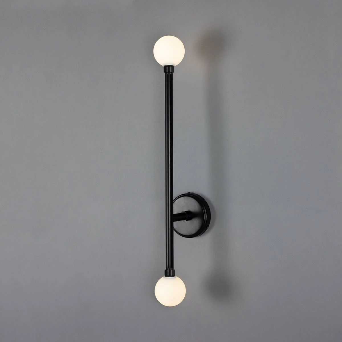 Gunning Double Globe Slim Bathroom Wall Light 28" IP44 19 Gunning Double Globe Slim Bathroom Wall Light 28" IP44 - Image 17