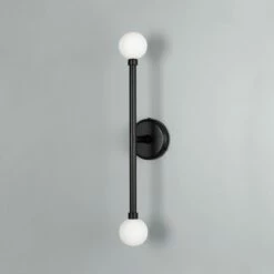 Monto Double Globe Slim Bathroom Wall Light 24" IP44